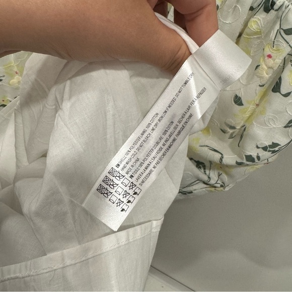 En Saison Lou Lou Midi Dress One Shoulder Ruffle Layered Skirt Floral Embroider - Picture 6 of 9